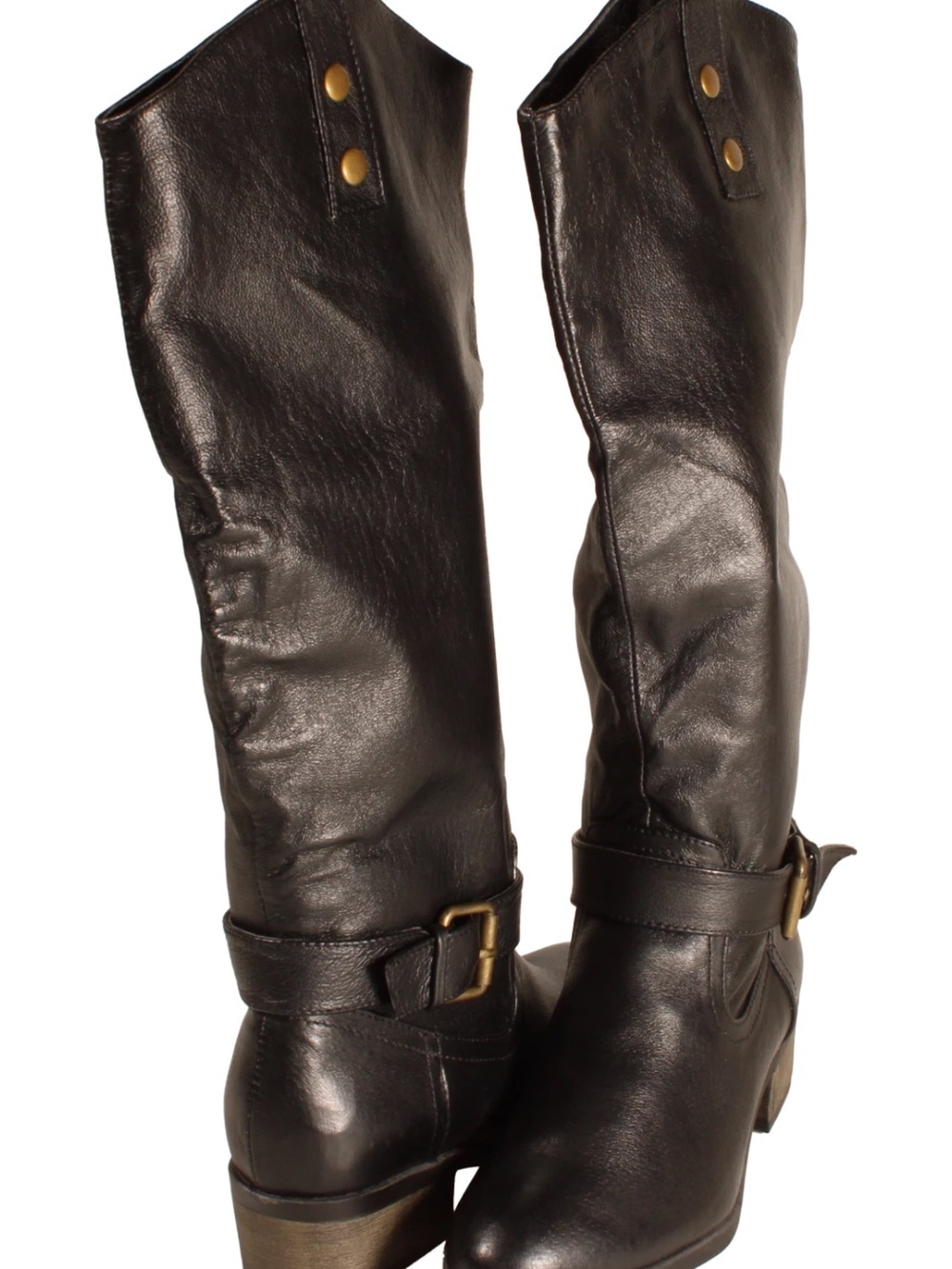 Chinese Laundry Roger That Nappa Knee High Black Leather Boots new size 8.5